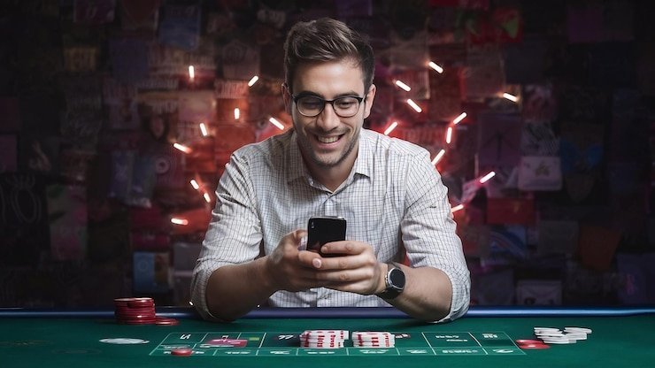 Antarmuka permainan slot di star777 slot dengan tampilan gulungan dan tombol putar